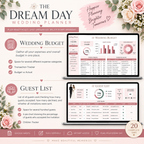 Wedding Planner Spreadsheet - Budget, Guests, Seating, Vendors & More